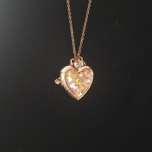 3/$20 Beautiful locket with charms (bff and aifle tower) - Picture 4 of 6